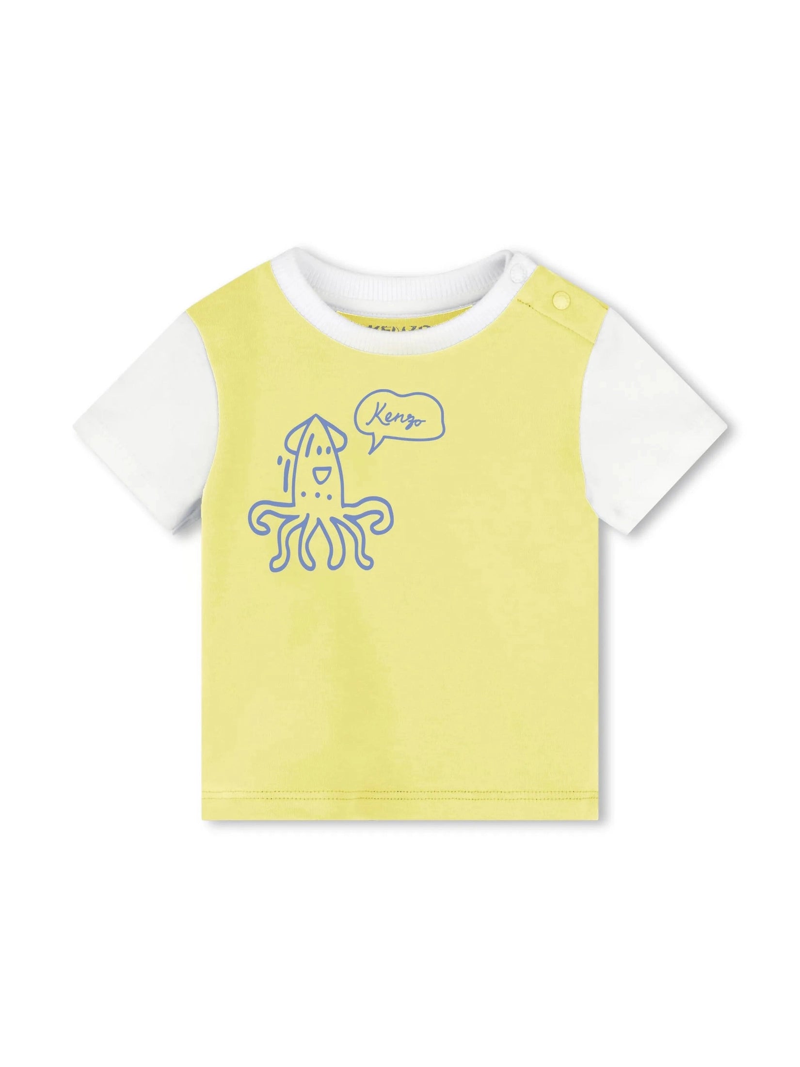 Kenzo Kids graphic-print checked T-shirt short set