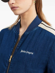 Chambre denim bomber jacket