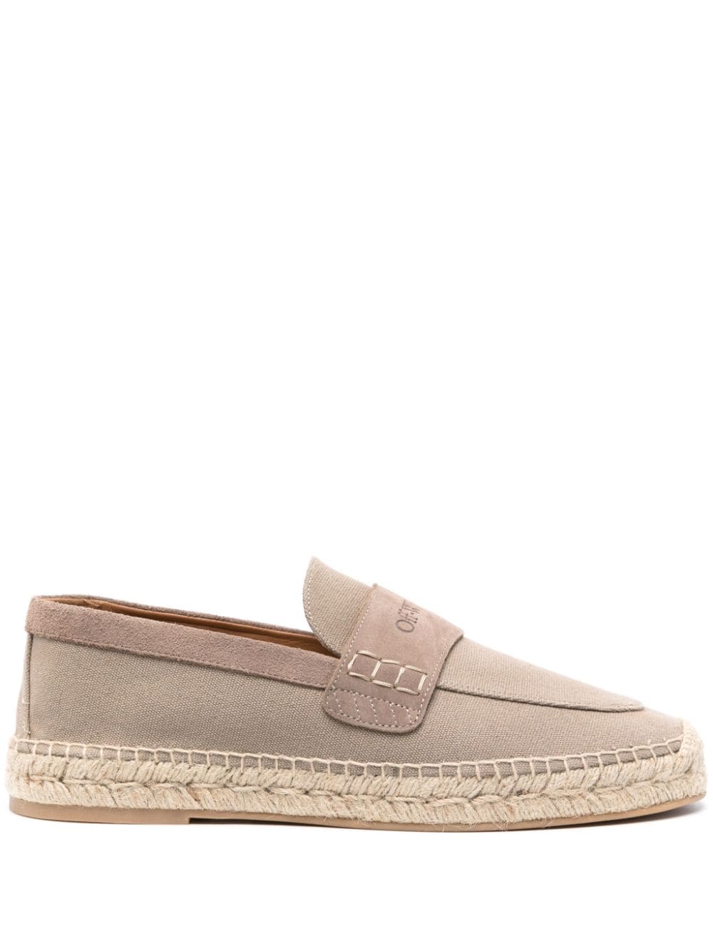 Bidarette logo-debossed espadrilles