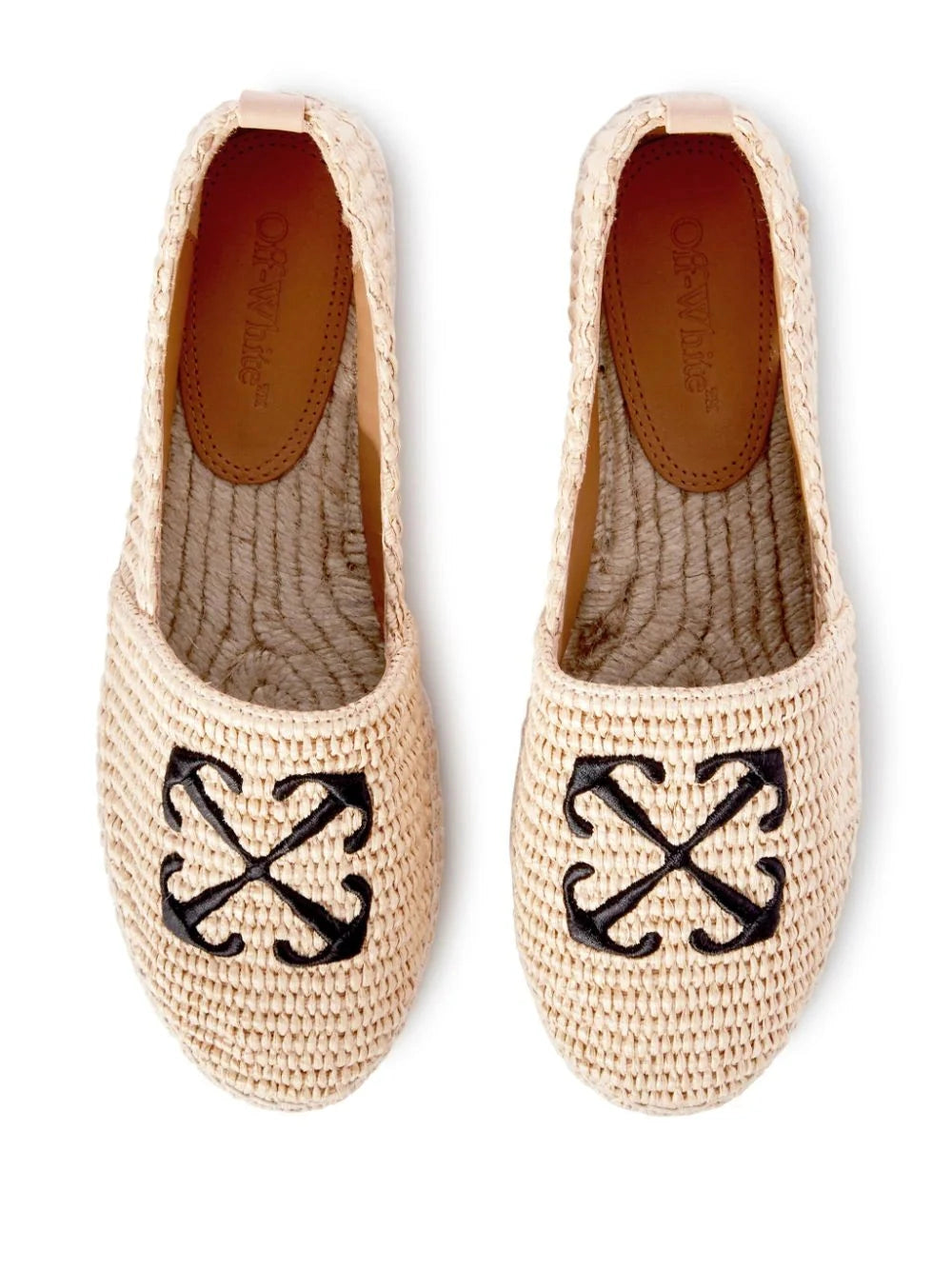 Arrow raffia espadrilles