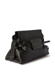 Zip Tie leather clutch bag