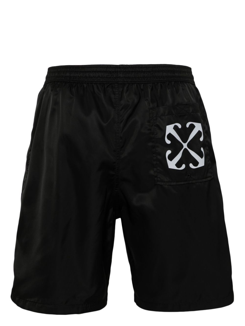 ARR SURFER SWIMSHORTS BLACK WHITE