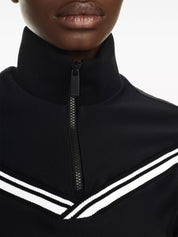 logo-band ribbed track jacket