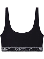 logo-underband crop top