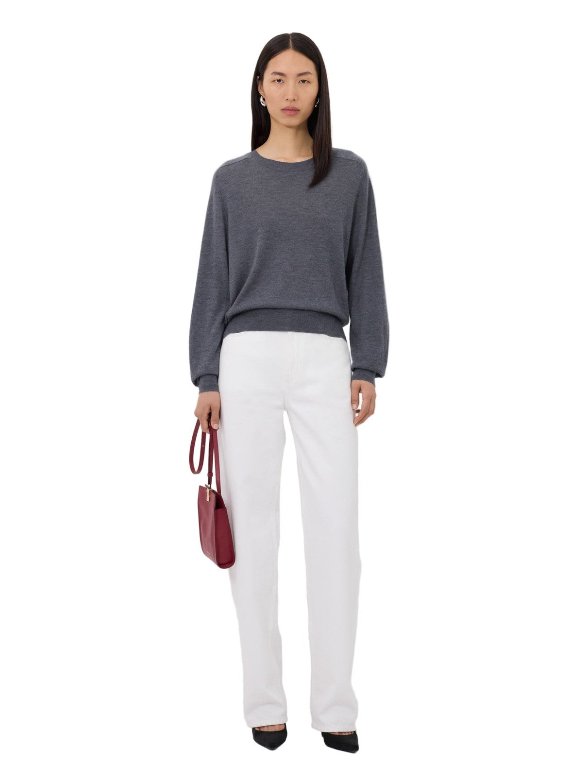 Angus round neck thin sweater