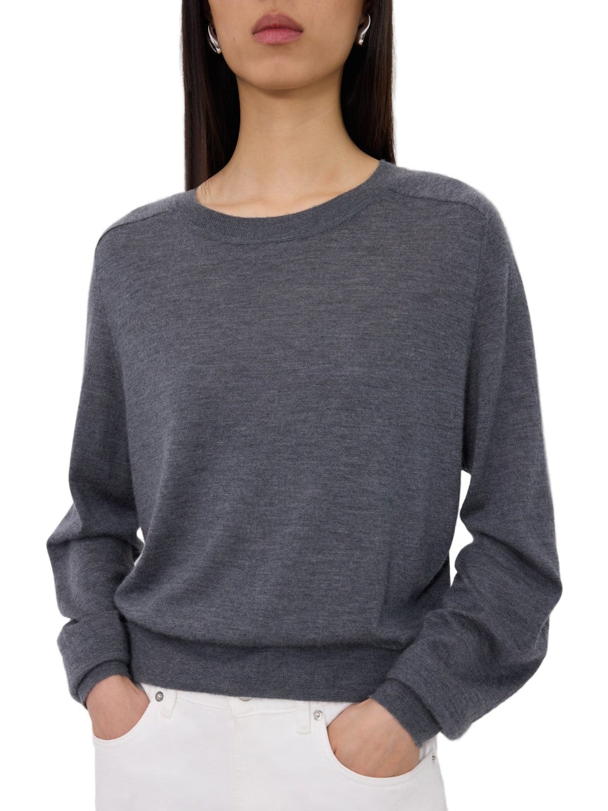 Angus round neck thin sweater