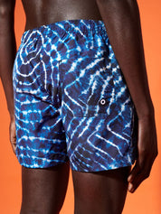 AOP SOUND WAVES SWIM SHORT