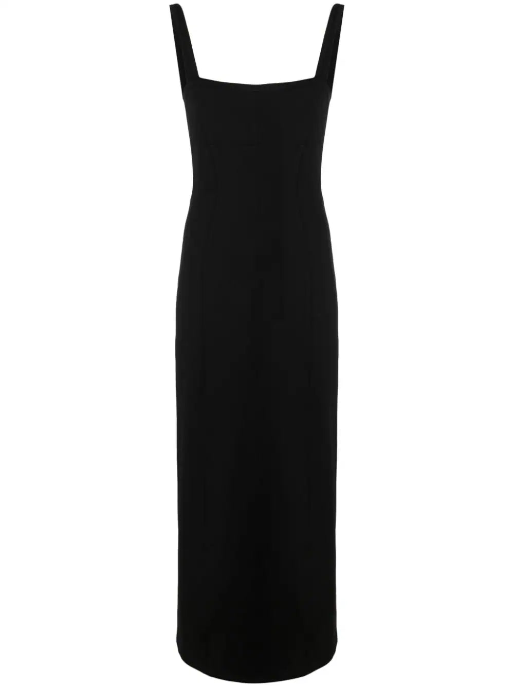 cut-out sweetheart-neck maxi dress