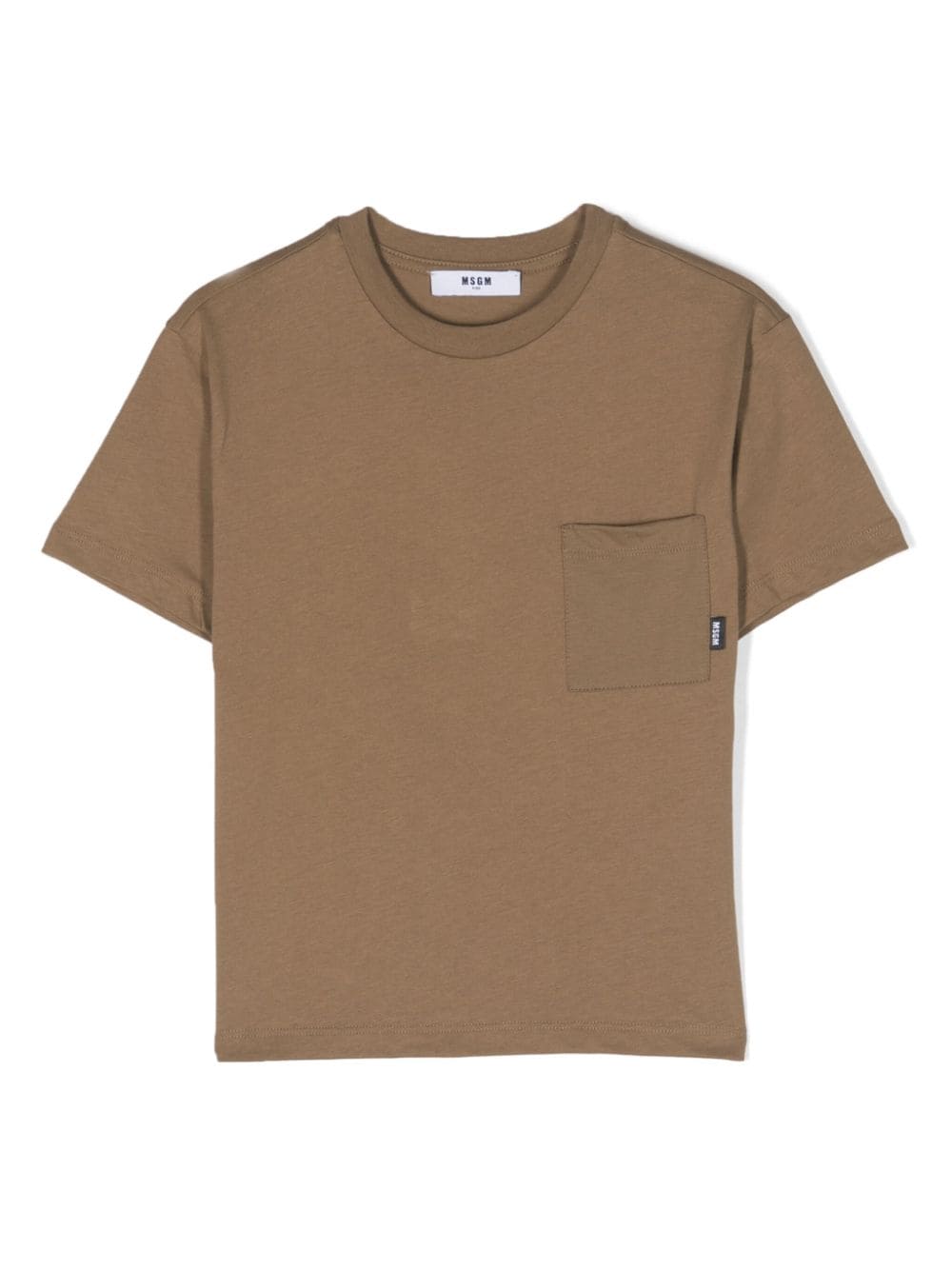 patch-pocket cotton T-shirt