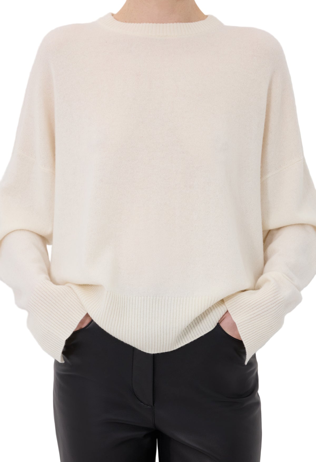ANAA LDS ROUND NECK SWEATER