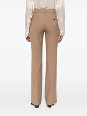 flared tailored trousers