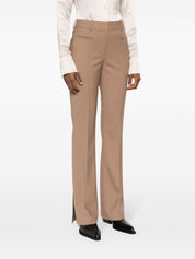 flared tailored trousers