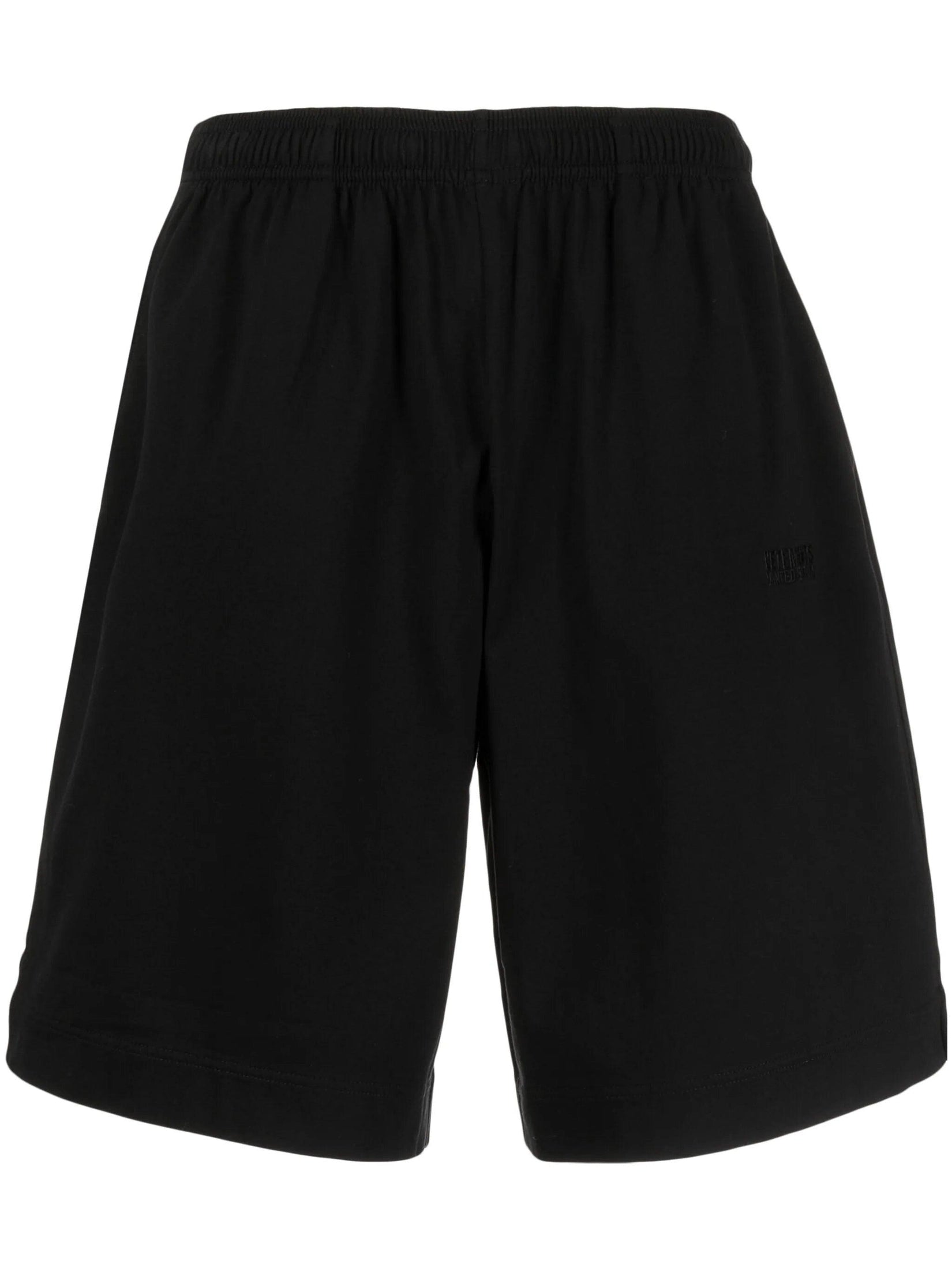 Vetements slip-on cotton track shorts