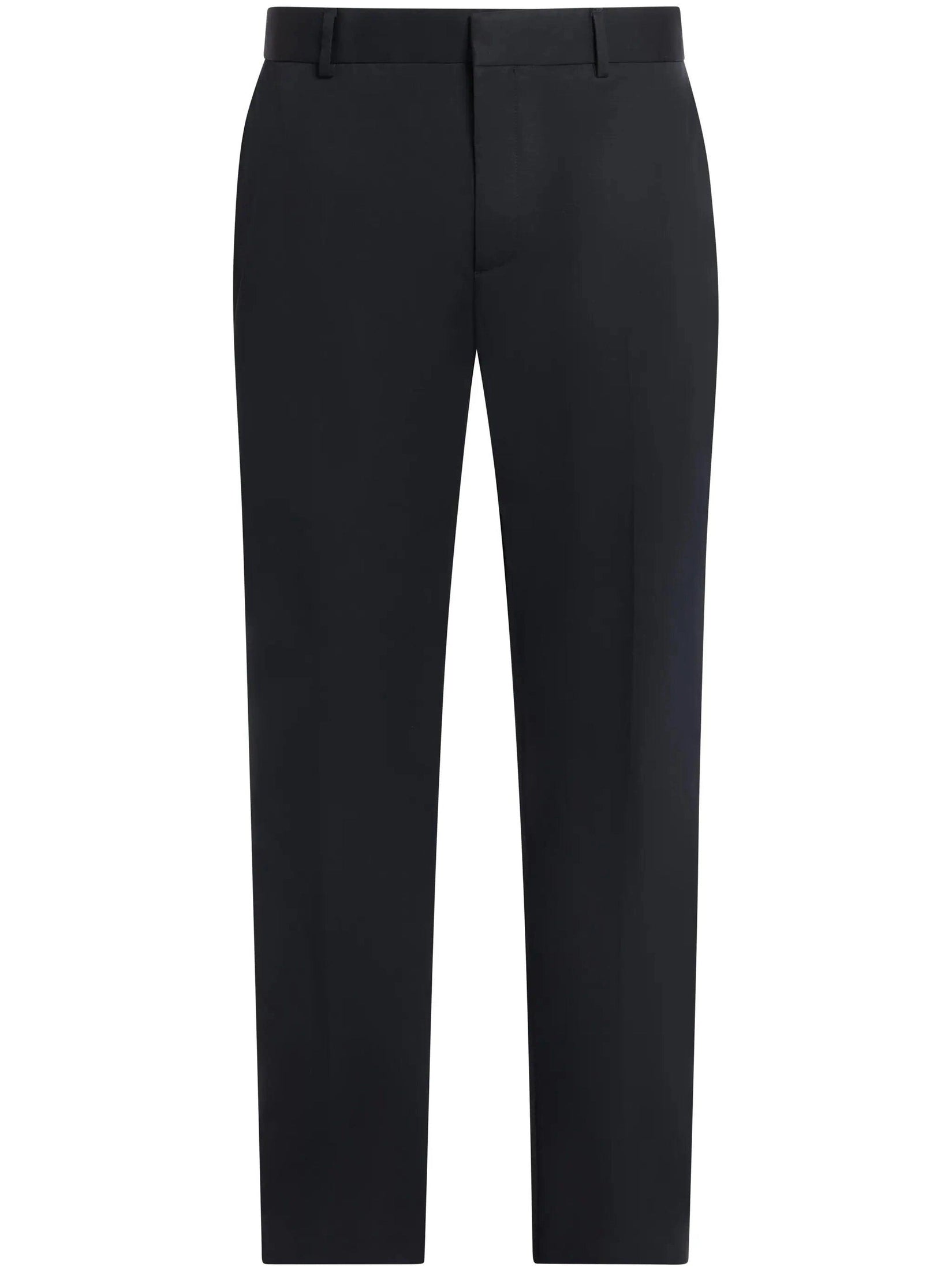 Off-white cotton tailored trousers