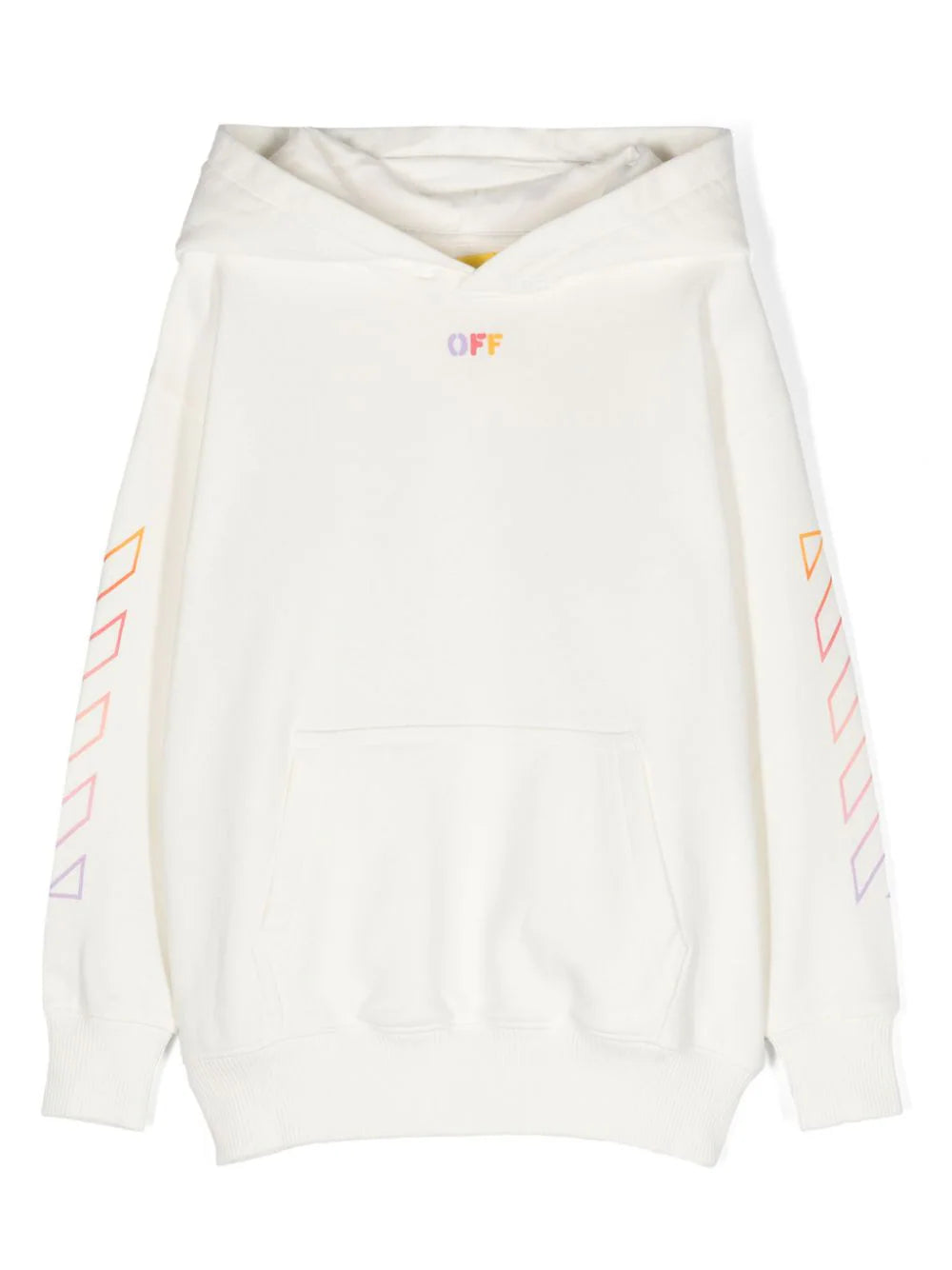 ARROW RAINBOW HOODIE WHITE MULTICOLOR