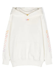 ARROW RAINBOW HOODIE WHITE MULTICOLOR