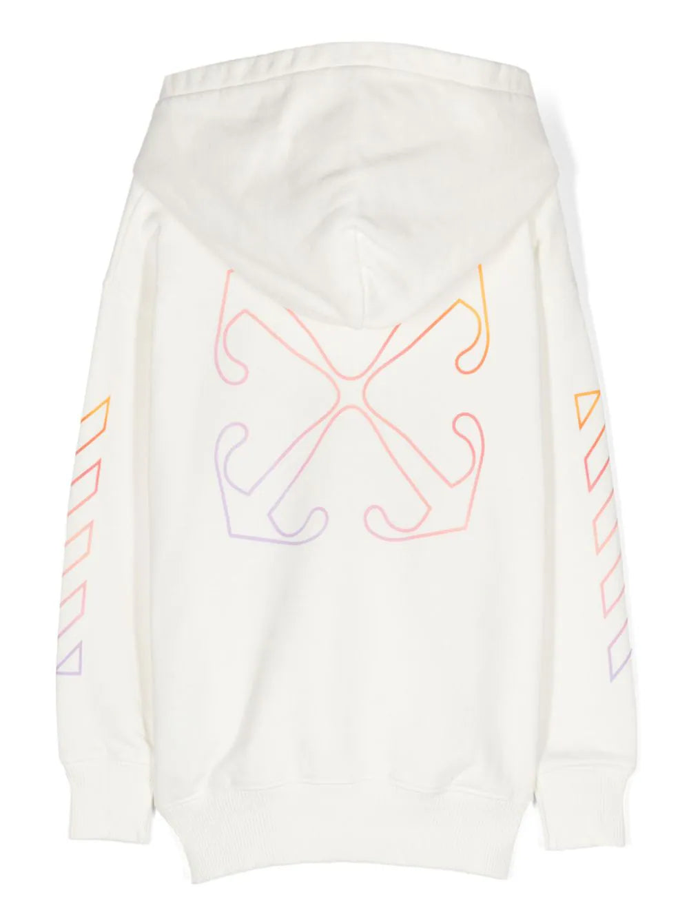 ARROW RAINBOW HOODIE WHITE MULTICOLOR