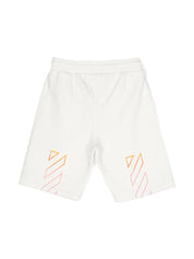 DIAG RAINBOW SWEATSHORT