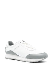Calvin Klein contrasting-panel leather sneakers