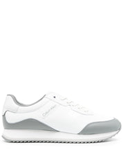 Calvin Klein contrasting-panel leather sneakers