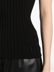 Calvin Klein ribbed-knit sleeveless top