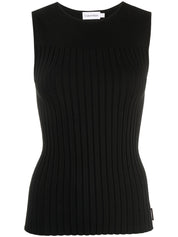 Calvin Klein ribbed-knit sleeveless top