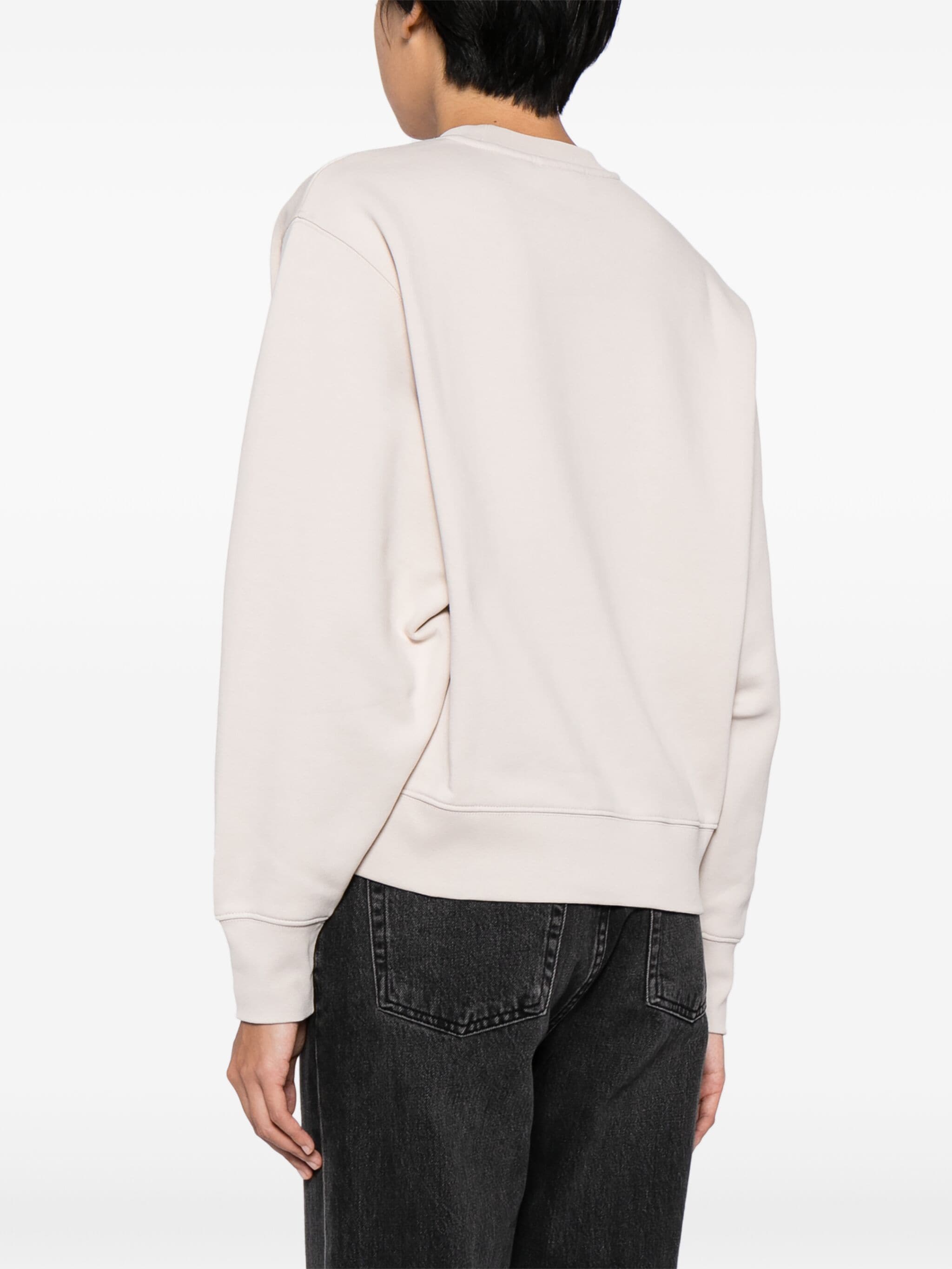 Calvin Klein logo-embroidered cotton sweatshirt