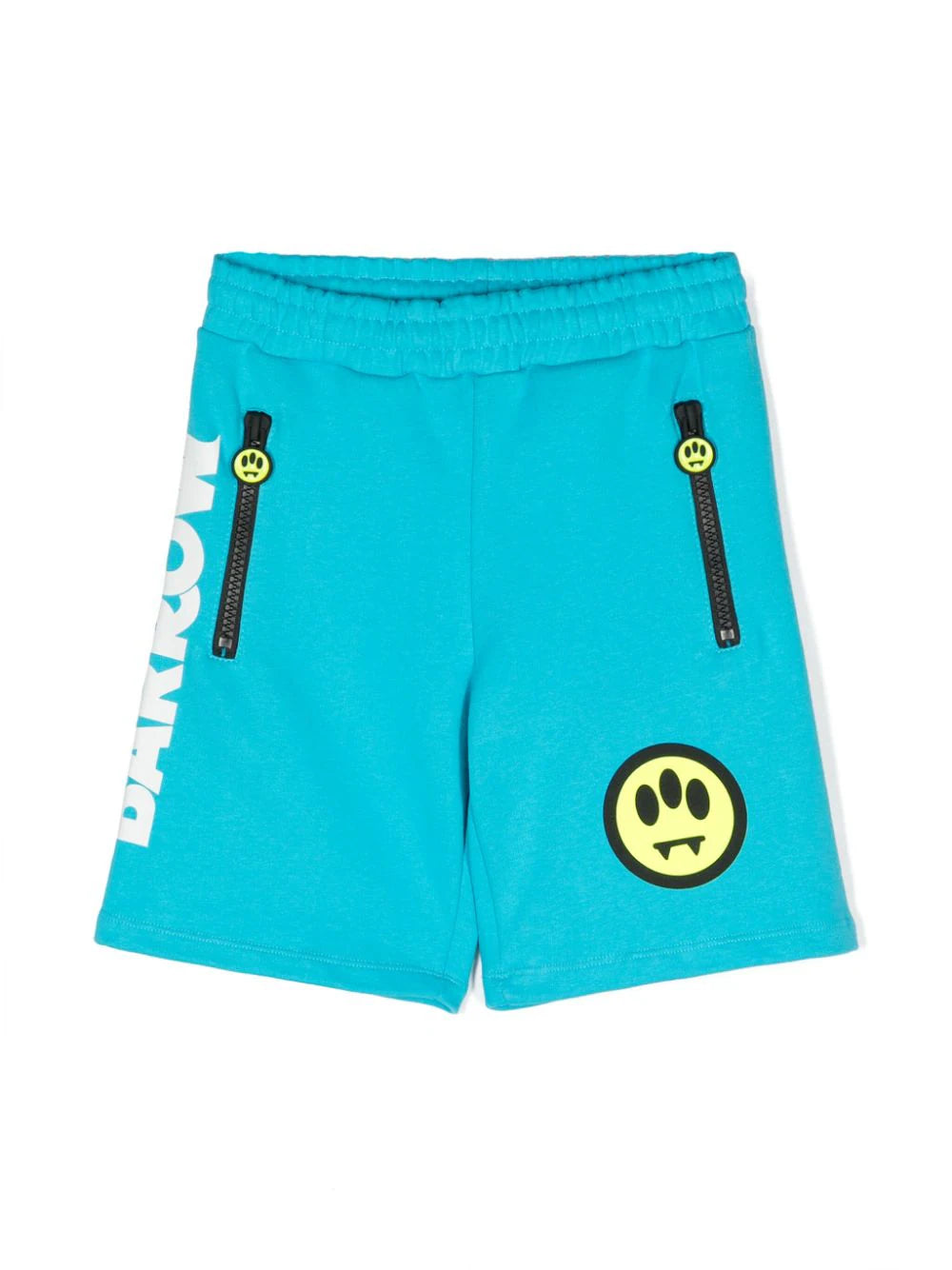 logo-print cotton track shorts