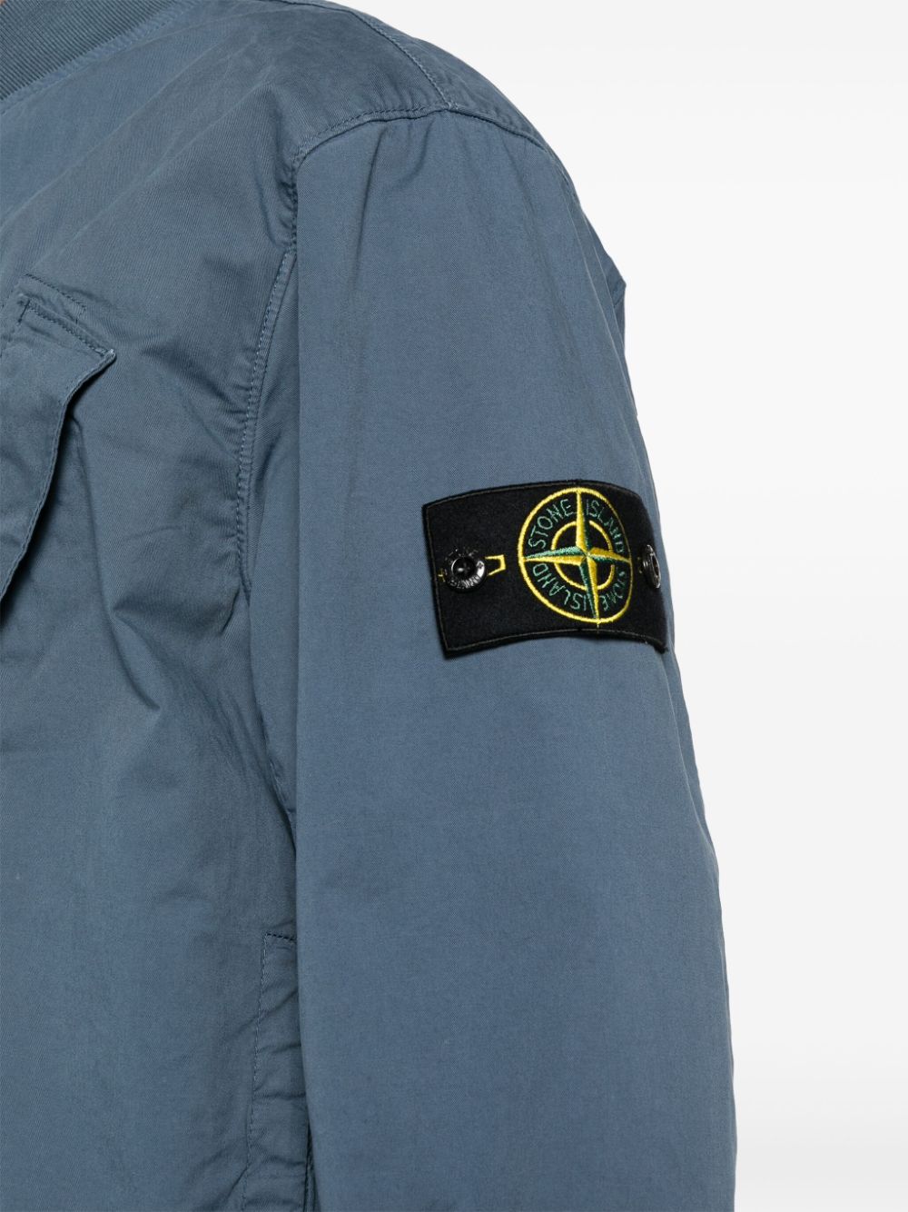 Compass-badge bomber jacket بومبر جاكيت 