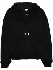 logo-embroidered cotton hoodie