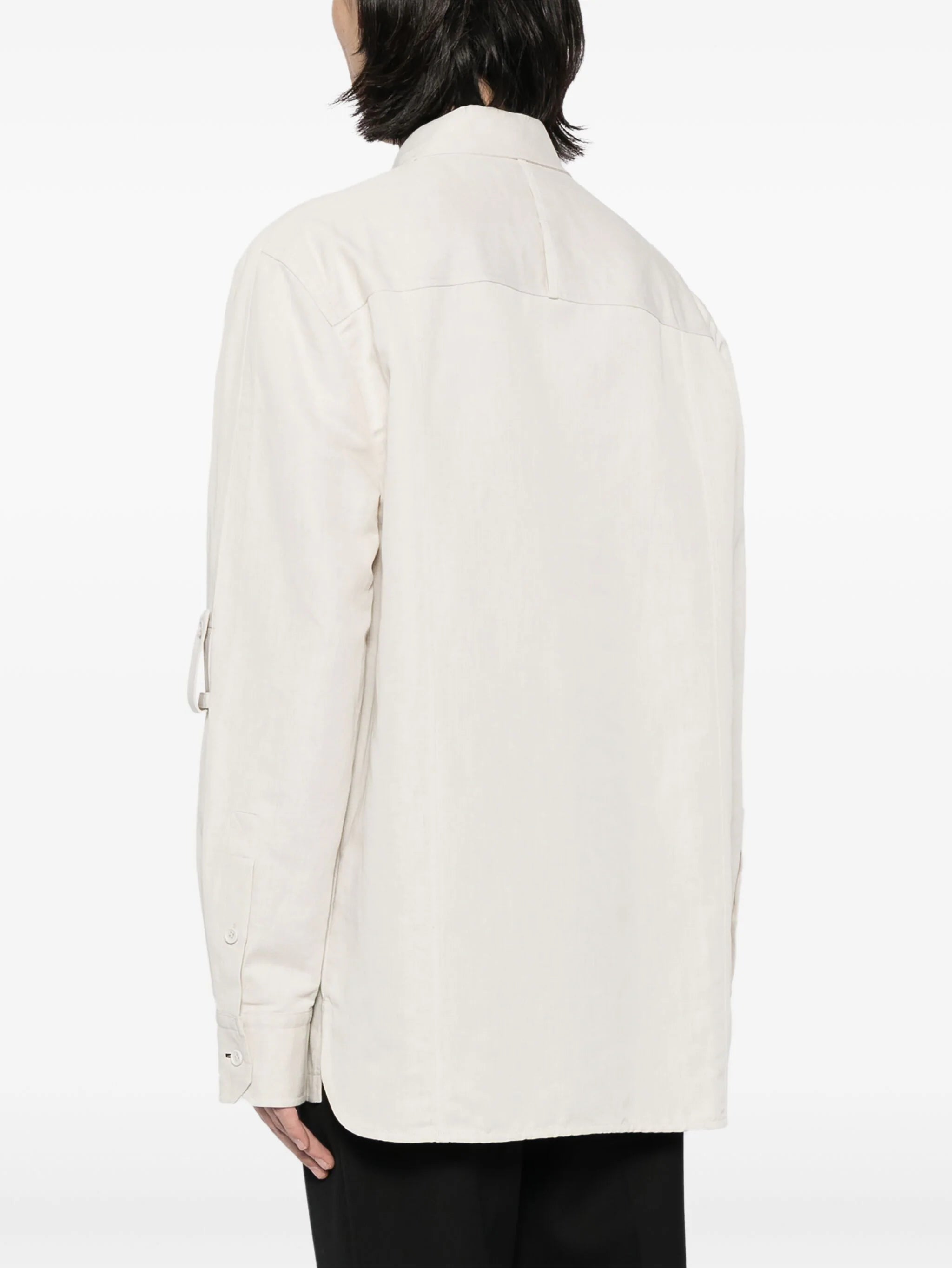Helmut Lang cotton-linen twill shirt