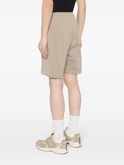 Helmut Lang logo-embroidered tape track shorts