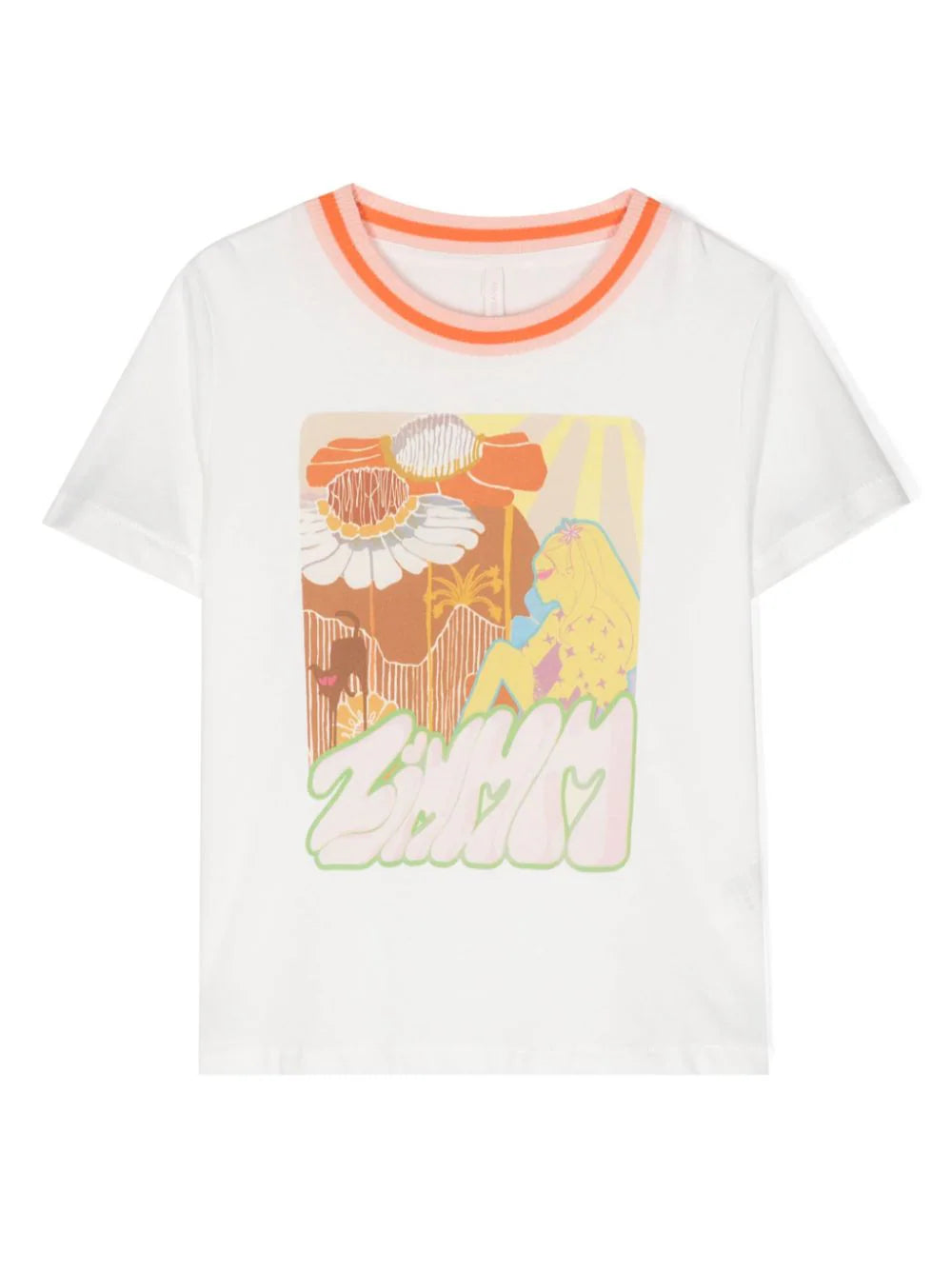Junie graphic-print cotton T-shirt