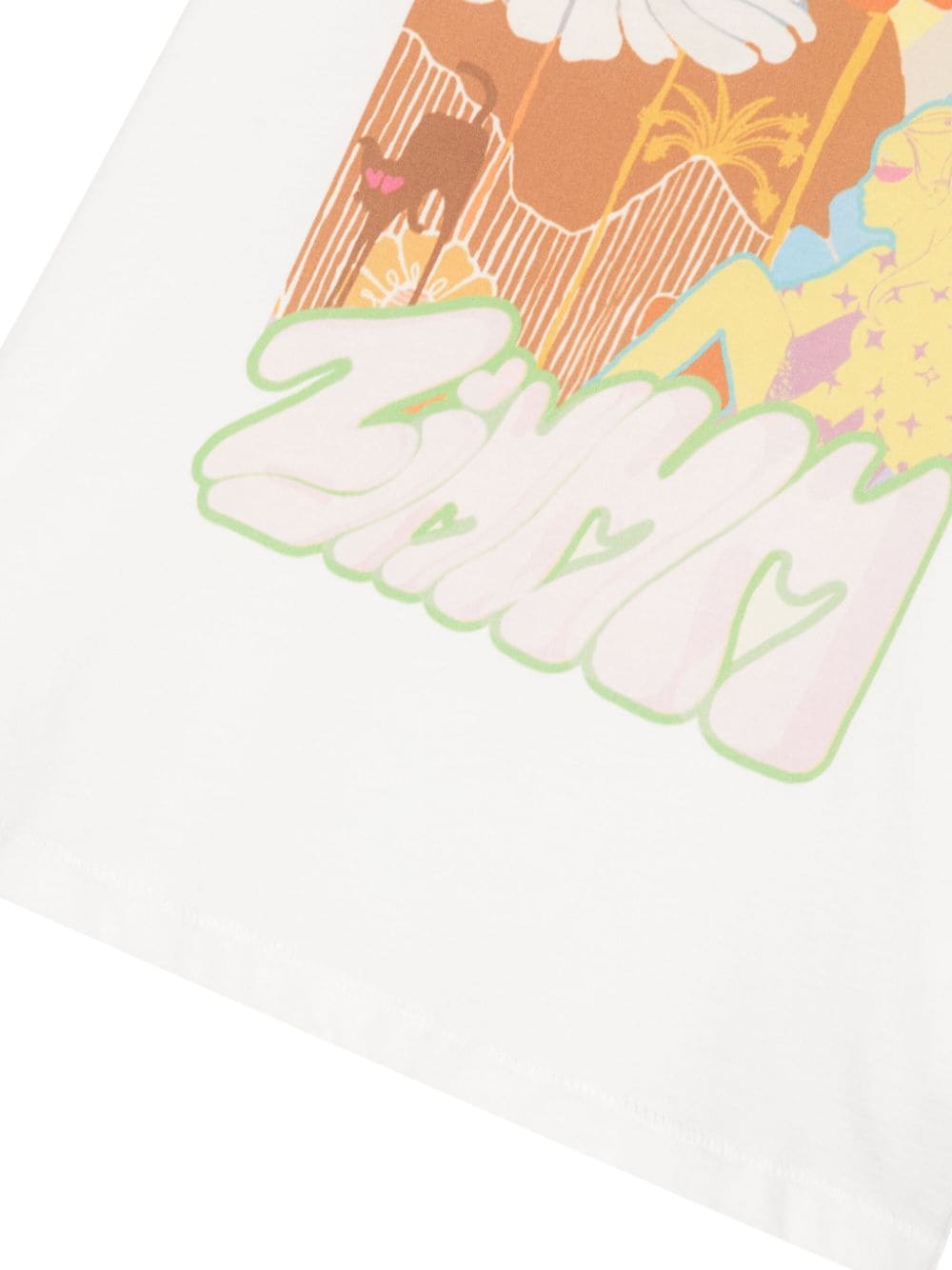 Junie graphic-print cotton T-shirt