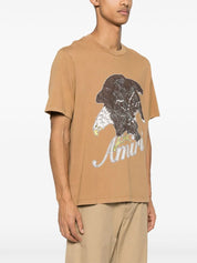 eagle-stamp cotton T-shirt تيشيرت