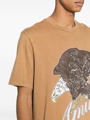 eagle-stamp cotton T-shirt تيشيرت