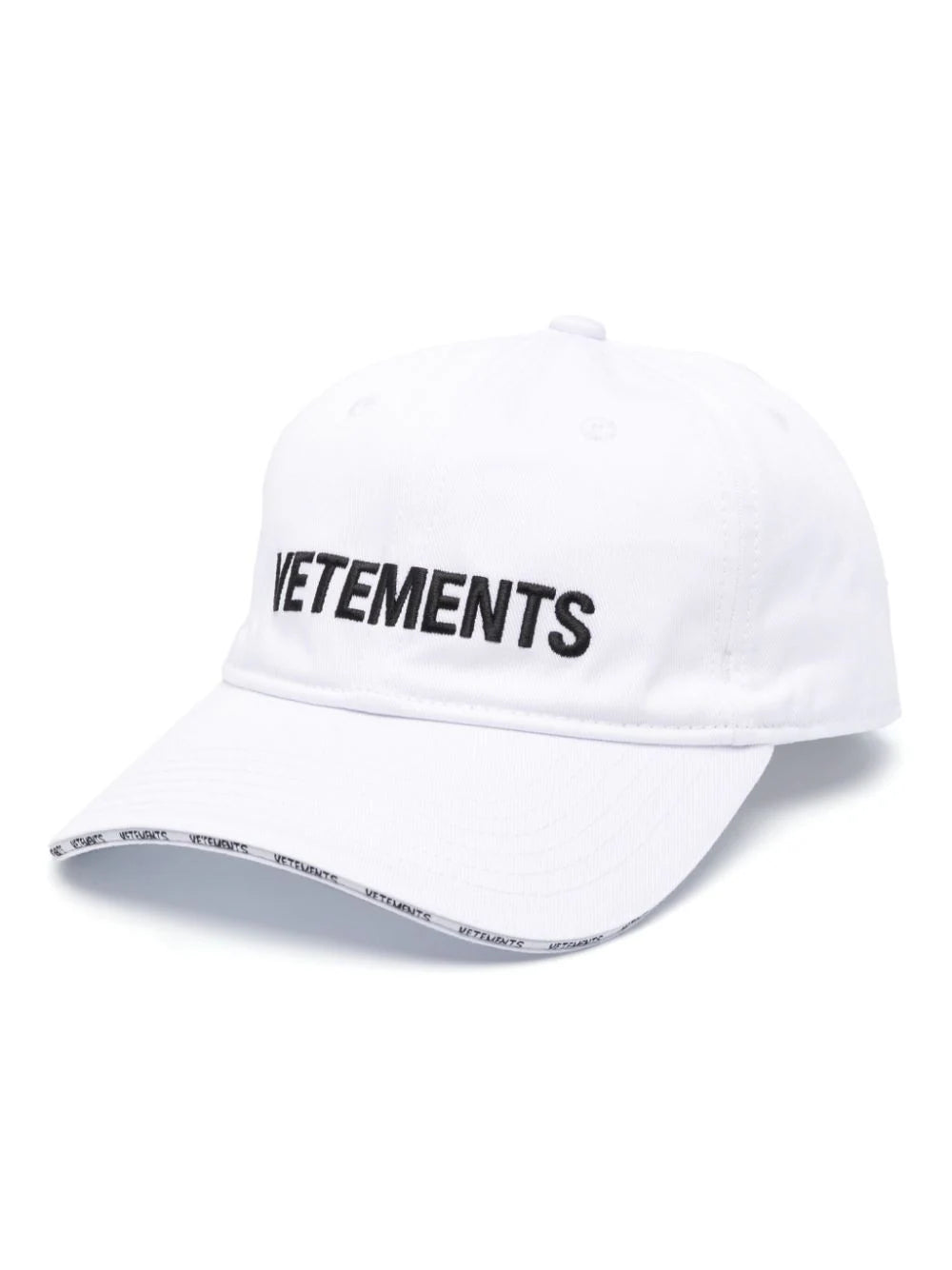 logo-embroidered cotton cap