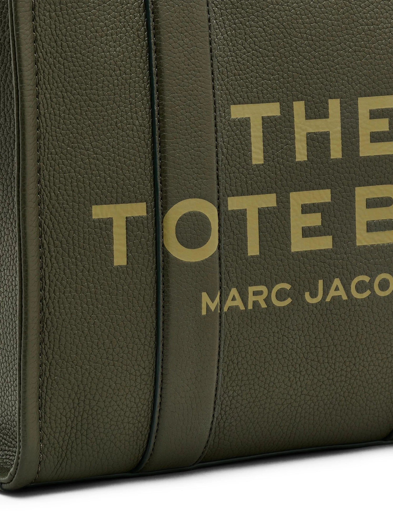 The leather medium tote bag