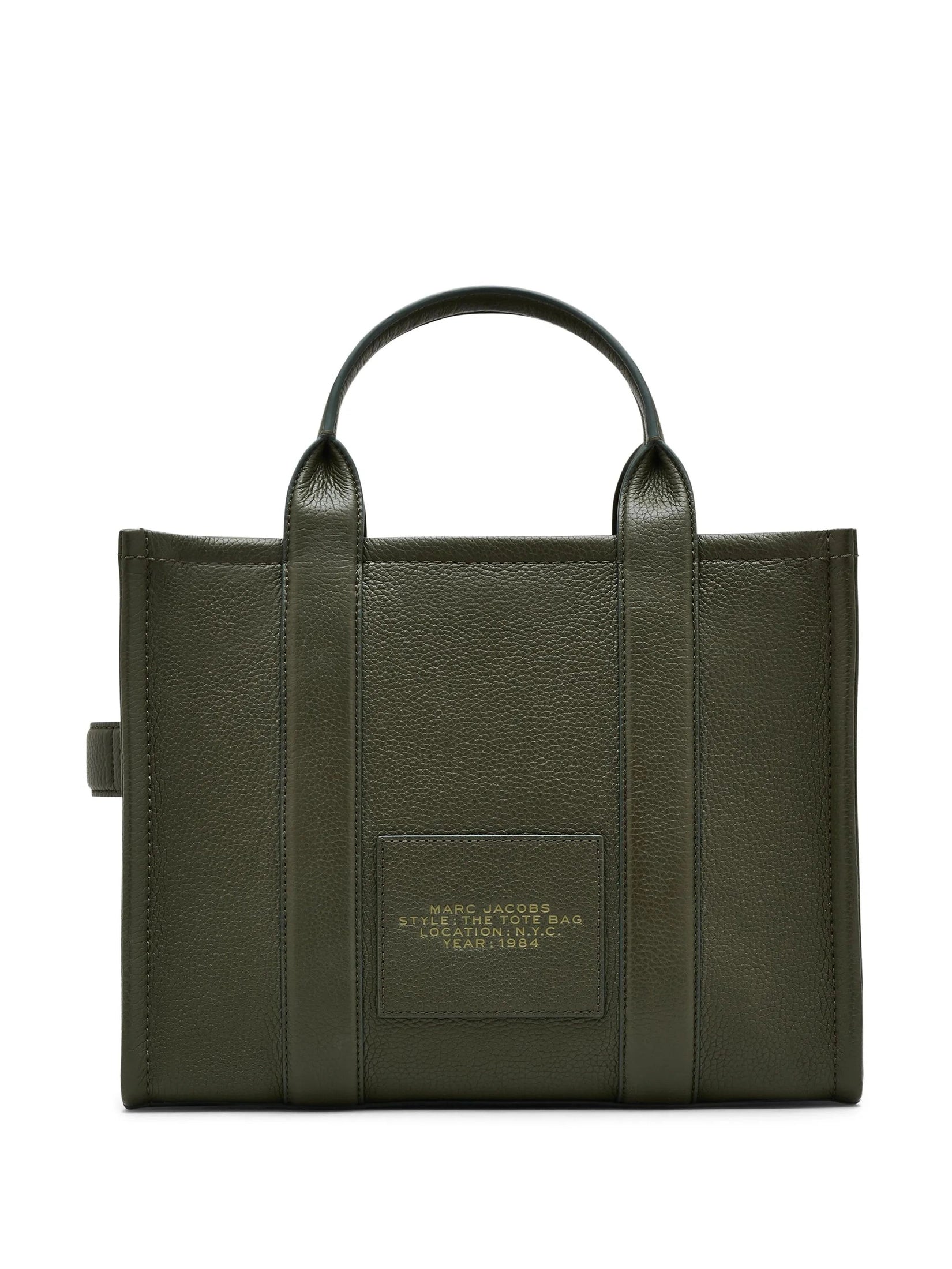 The leather medium tote bag