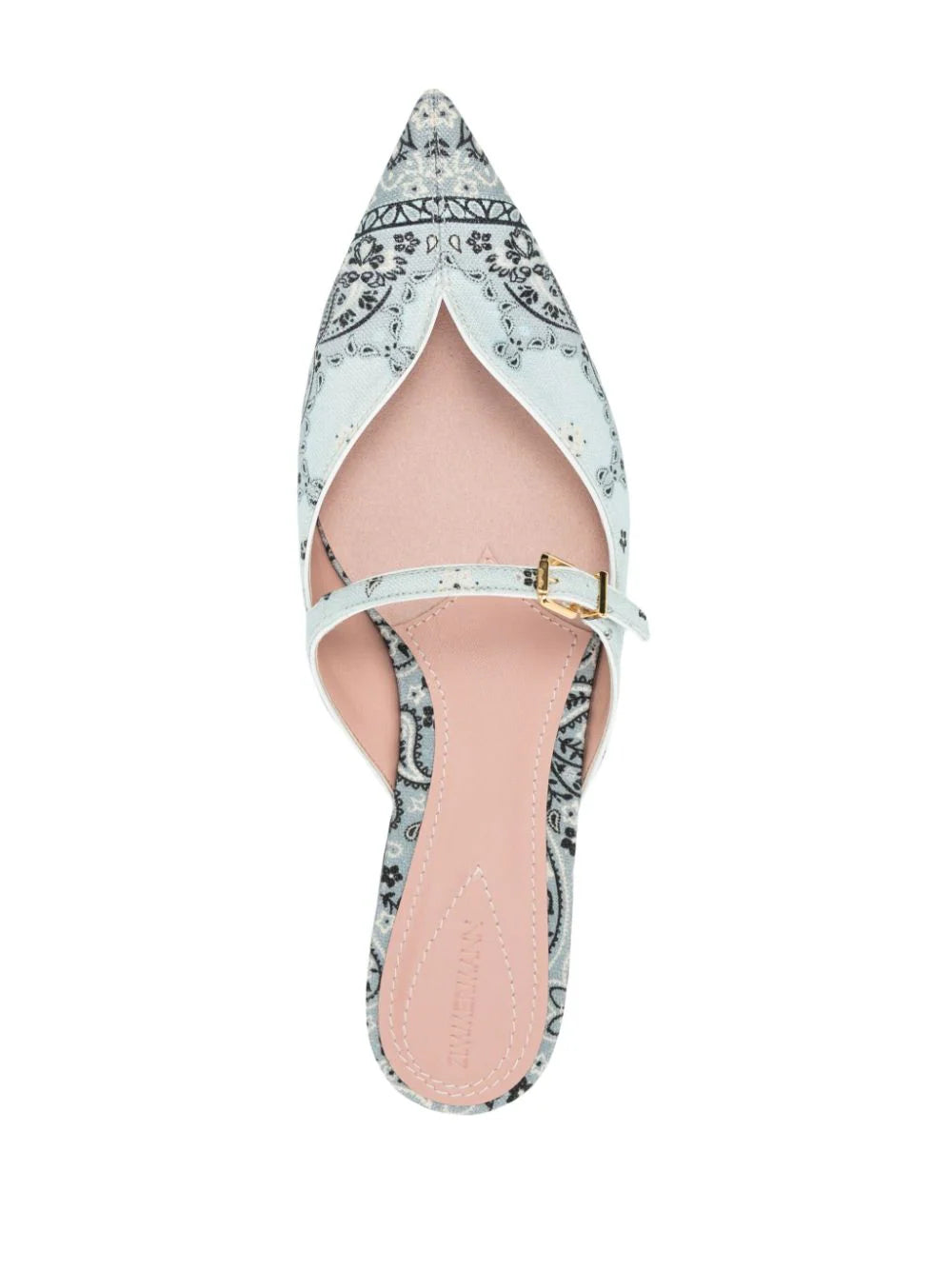 Aura paisley-print mules