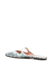 Aura paisley-print mules