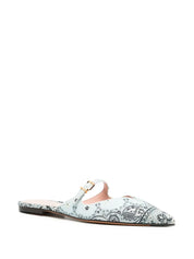 Aura paisley-print mules