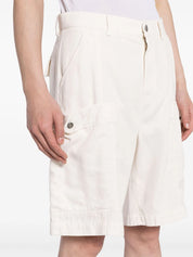 lyocell-cotton blend cargo shorts شورت 