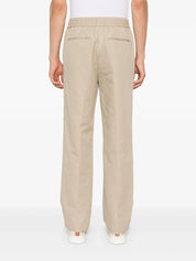 Mid-Rise Straight-Leg Trousers
