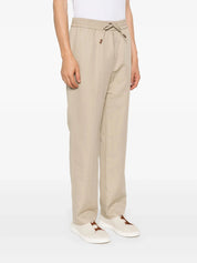 Mid-Rise Straight-Leg Trousers