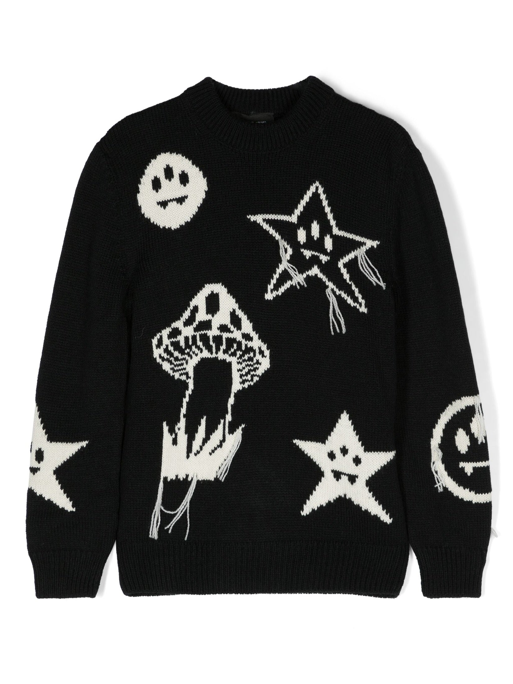 Barrow kids stars-intarsiaknit jumper