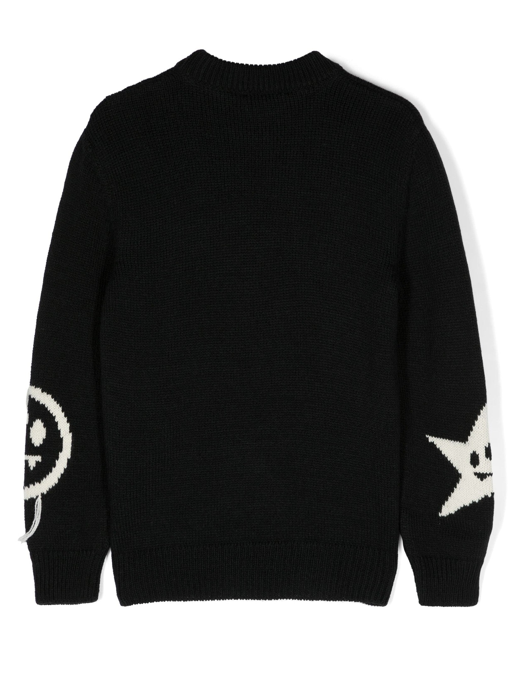 Barrow kids stars-intarsiaknit jumper