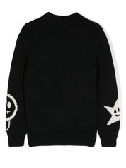 Barrow kids stars-intarsiaknit jumper