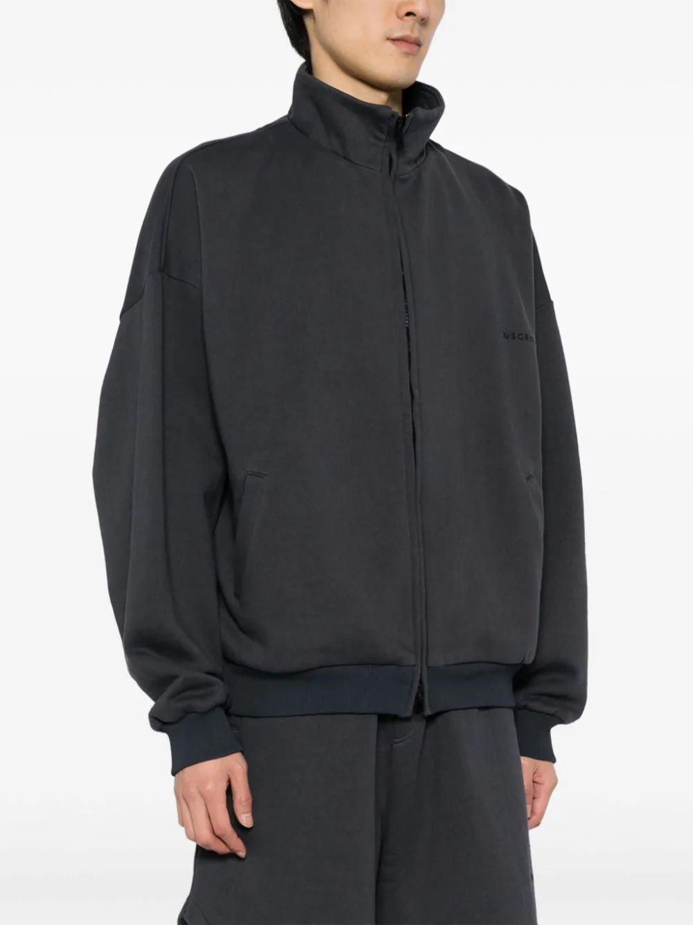 Buscemi cotton fleece bomber jacket