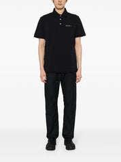Buscemi logo-plaque cotton polo shirt